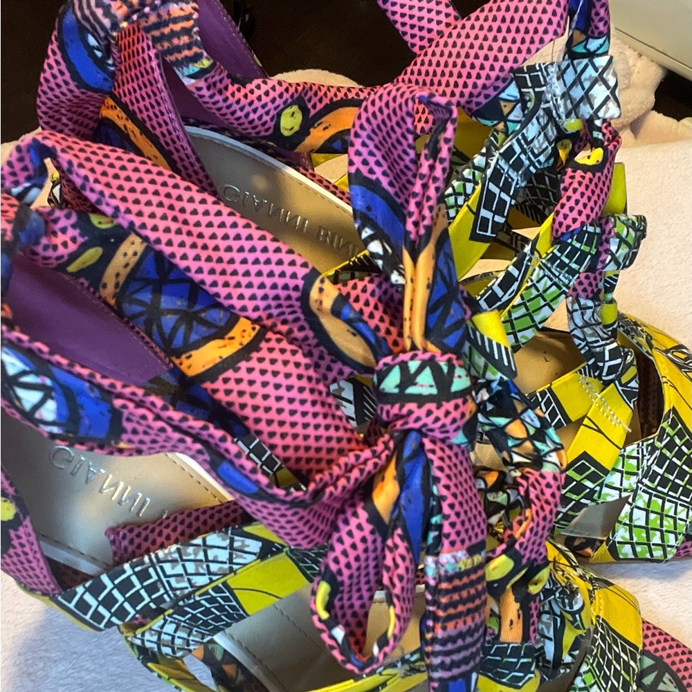 Gianni Bini lace up stilettos
